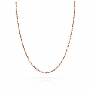 S925 Rose Gold over Silver Ball Chain